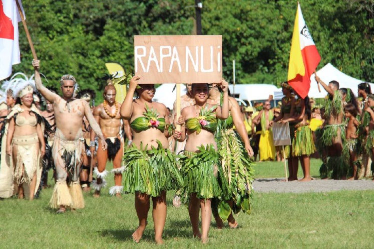 Hiva Oa en fête pour le festival des Marquises Hiva Oa en fête pour le festival des Marquises