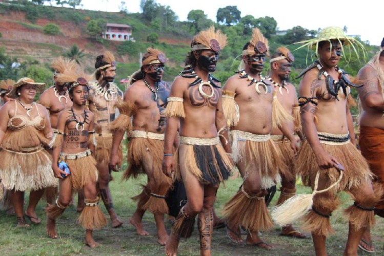 Hiva Oa en fête pour le festival des Marquises Hiva Oa en fête pour le festival des Marquises