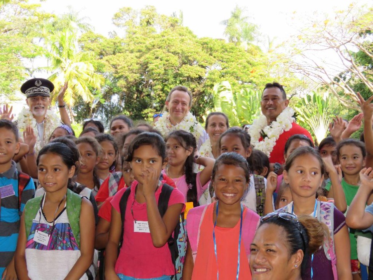 Journée récréative pour 400 enfants de Tahiti