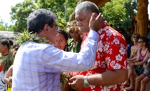 Edouard Fritch remet l’Ordre de Tahiti Nui à trois personnalités des îles Marquises Edouard Fritch remet l’Ordre de Tahiti Nui à trois personnalités des îles Marquises