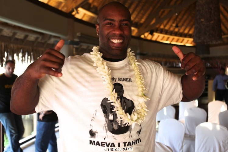 Teddy Riner en interview à Arue Teddy Riner en interview à Arue