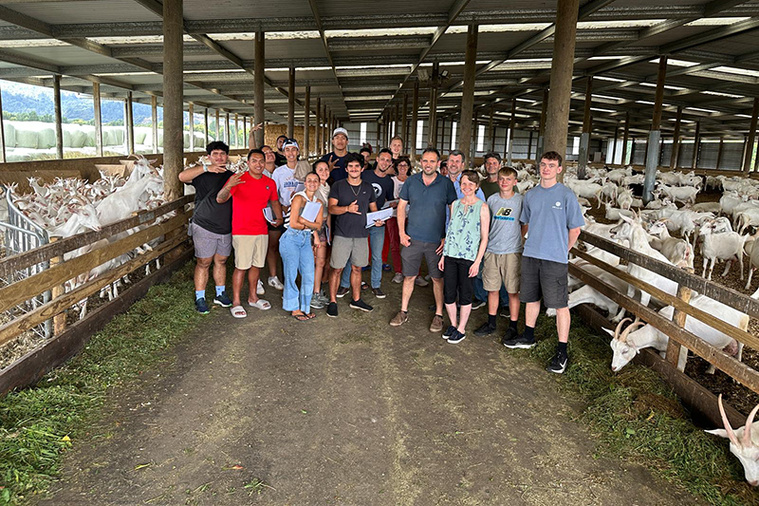 Les étudiants du lycée agricole en terre kiwi Les étudiants du lycée agricole en terre kiwi
