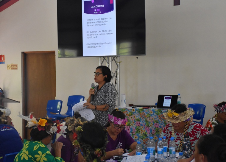 Melinda Teikiteepupuni-Poevai de l’association As Ia Keapa Te Tahianui, une femme engagée pour les Marquises. Melinda Teikiteepupuni-Poevai de l’association As Ia Keapa Te Tahianui, une femme engagée pour les Marquises.