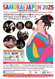 14e Samurai Japon, 1ère édition à Tahiti 14e Samurai Japon, 1ère édition à Tahiti