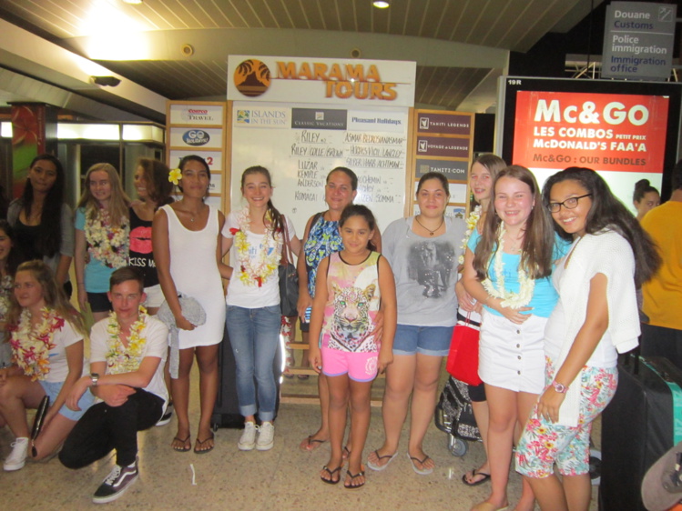 19 élèves néo-zélandais au fenua 19 élèves néo-zélandais au fenua