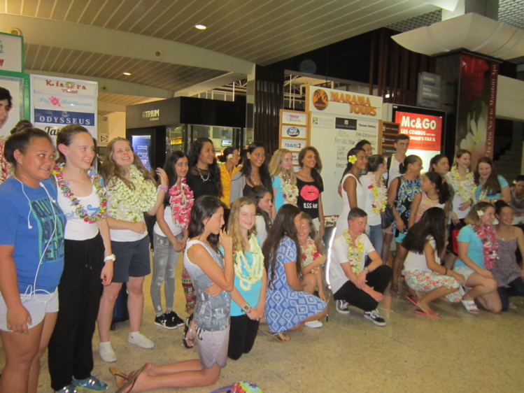 19 élèves néo-zélandais au fenua