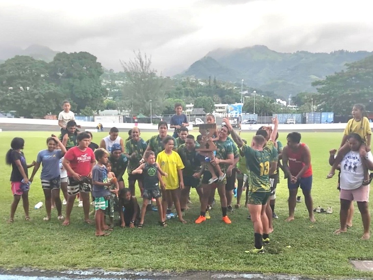 Le Faa’a Rugby Aro Tahiti, champion du challenge à X. Le Faa’a Rugby Aro Tahiti, champion du challenge à X.