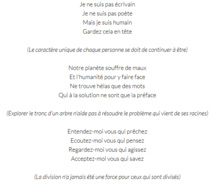 La poésie pour un "coup de gueule pacifique"