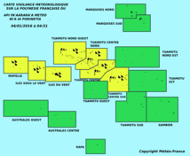 Les Tuamotu et la Société en vigilance jaune : appel à la prudence