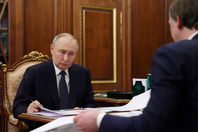 VYACHESLAV PROKOFYEV / POOL / AFP VYACHESLAV PROKOFYEV / POOL / AFP