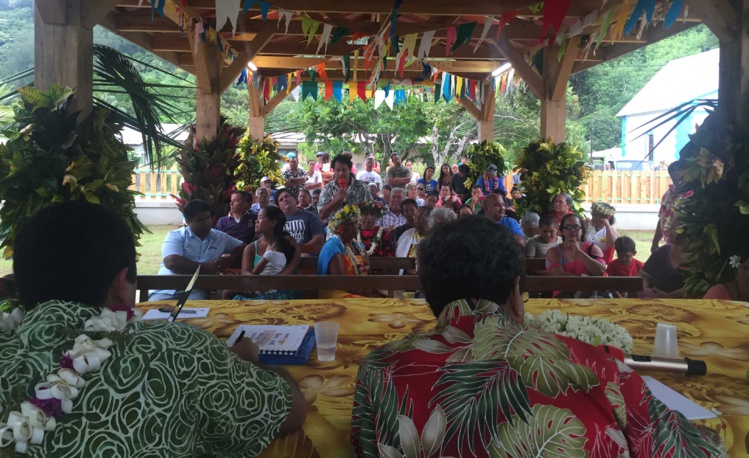 Rencontre avec les perliculteurs de Rikitea, Gambier, vendredi.