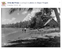 Alors que la baignade est interdite depuis le 8 janvier, le lendemain la page Facebook "Ville de Pirae" partageait une vieille photo de la plage du Taaone dans les années 1950 mais ne parle absolument pas de l'arrêté municipal pris la veille !