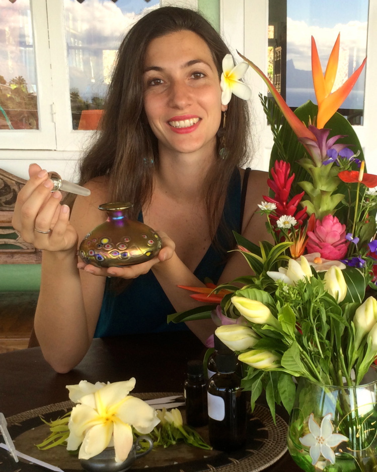 Lovaina Guirao, devenue maître parfumeur, est de retour au fenua