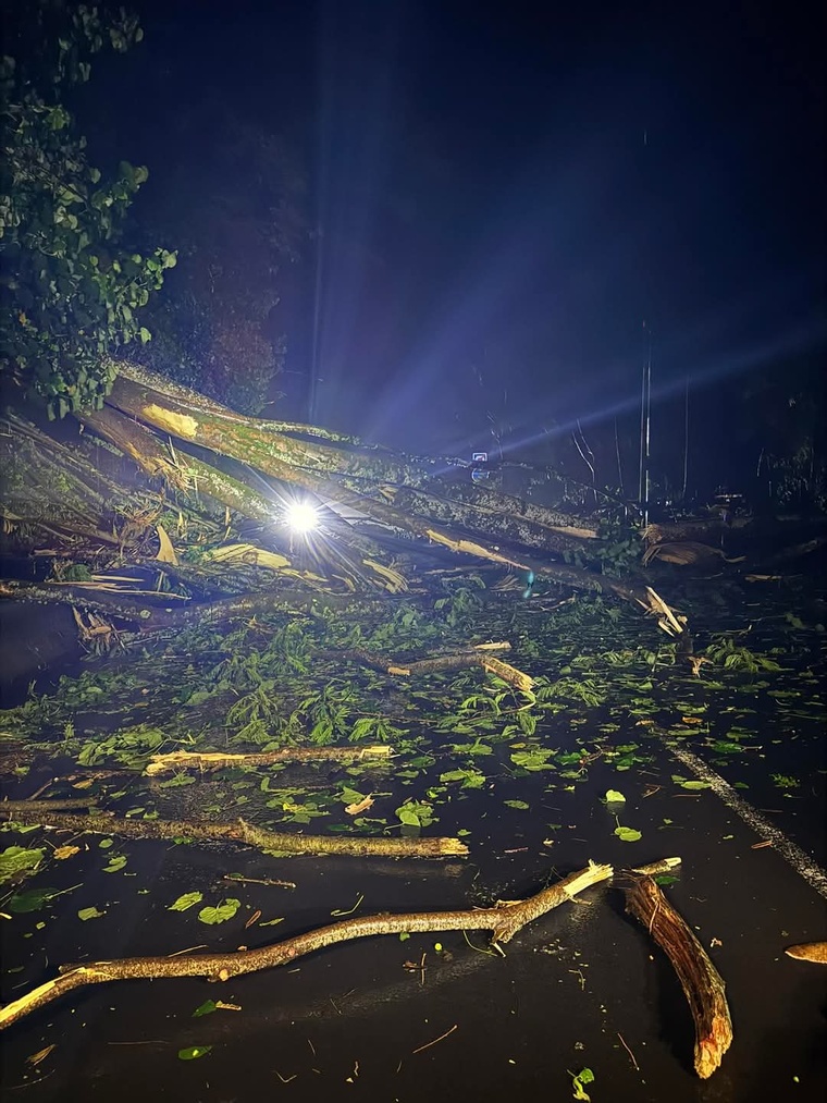 Crédit : Facebook/Info route Tahiti. Crédit : Facebook/Info route Tahiti.