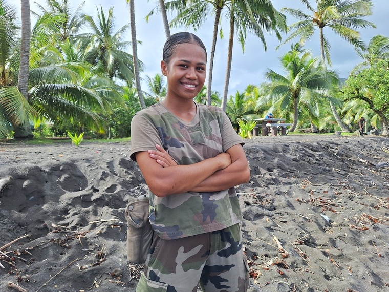 Le RSMA en action citoyenne à Tautira Le RSMA en action citoyenne à Tautira