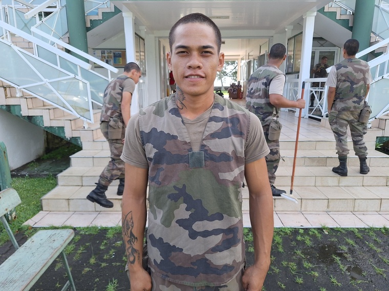 Le RSMA en action citoyenne à Tautira Le RSMA en action citoyenne à Tautira