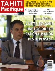 L’interview de Lionel Beffre à la Une de Tahiti Pacifique Hebdo L’interview de Lionel Beffre à la Une de Tahiti Pacifique Hebdo