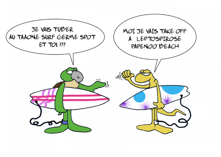 "Les joies du surf" par Munoz "Les joies du surf" par Munoz