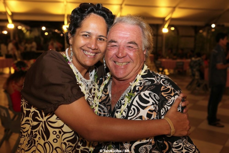 Sarah Lienard et Patrick Juventin Sarah Lienard et Patrick Juventin