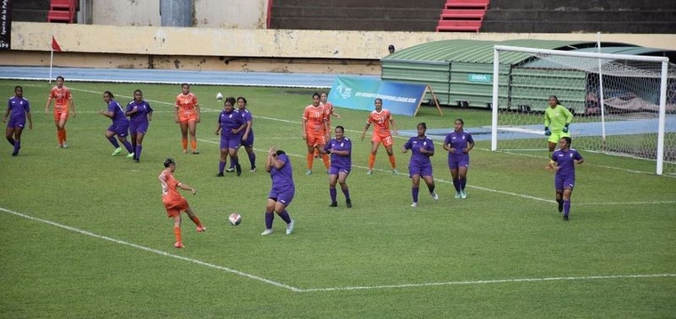 Les joueuses de Pirae ont multiplié les actions devant les cages de Pansa Les joueuses de Pirae ont multiplié les actions devant les cages de Pansa