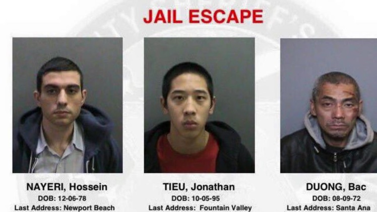 Californie: trois évadés "dangereux" probablement liés aux gangs vietnamiens