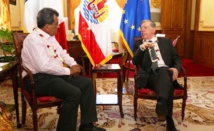 Le Président s’entretient avec le secrétaire général de la mer Le Président s’entretient avec le secrétaire général de la mer