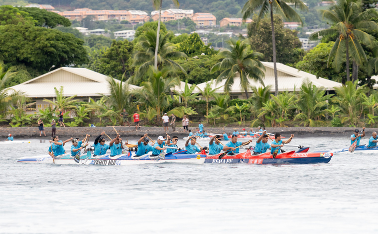 Comme à son habitude, le Trophée de l'Amiral ouvrira le bal par ses traditionnelles courses de va'a. ( Photo : Forces armées de Polynésie française) Comme à son habitude, le Trophée de l'Amiral ouvrira le bal par ses traditionnelles courses de va'a. ( Photo : Forces armées de Polynésie française)