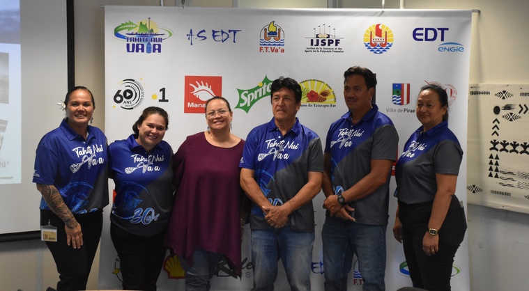 Les membres du comité d’organisation de la Tahiti Nui Va’a. Les membres du comité d’organisation de la Tahiti Nui Va’a.