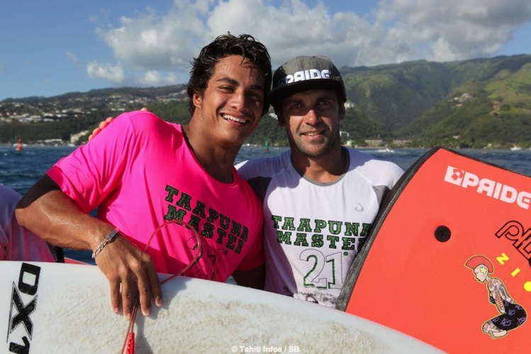 22 éditions au compteur du Taapuna Master, ici les lauréats 2015 Mihi Braye et Niko Richard 22 éditions au compteur du Taapuna Master, ici les lauréats 2015 Mihi Braye et Niko Richard