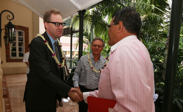 Le président reçoit le consul général d’Australie à Nouméa  