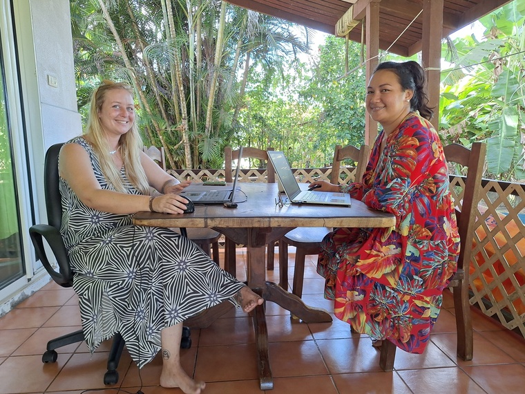 Samantha Renault travaille à la création de ce nouveau centre de soins, épaulée par Maya Tehau. Samantha Renault travaille à la création de ce nouveau centre de soins, épaulée par Maya Tehau.