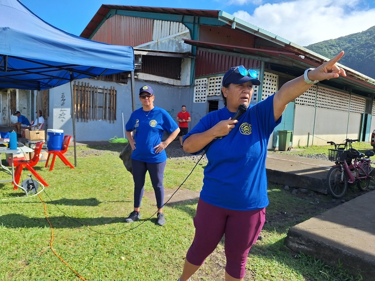Vaitiare Ueva, référente Contrat de ville et animation à Papara, a lancé la journée. Vaitiare Ueva, référente Contrat de ville et animation à Papara, a lancé la journée.