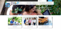La nouvelle page d'accueil du site internet du service des impôts, la DICP. Le site est désormais plus interactif.