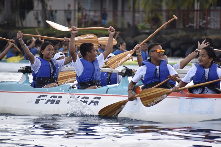 Les élèves ont franchi la ligne d’arrivée avec enthousiasme (Crédit : Anne-Charlotte Lehartel). Les élèves ont franchi la ligne d’arrivée avec enthousiasme (Crédit : Anne-Charlotte Lehartel).