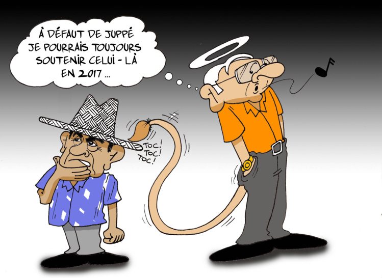 "Soutien de Juppé" par Munoz