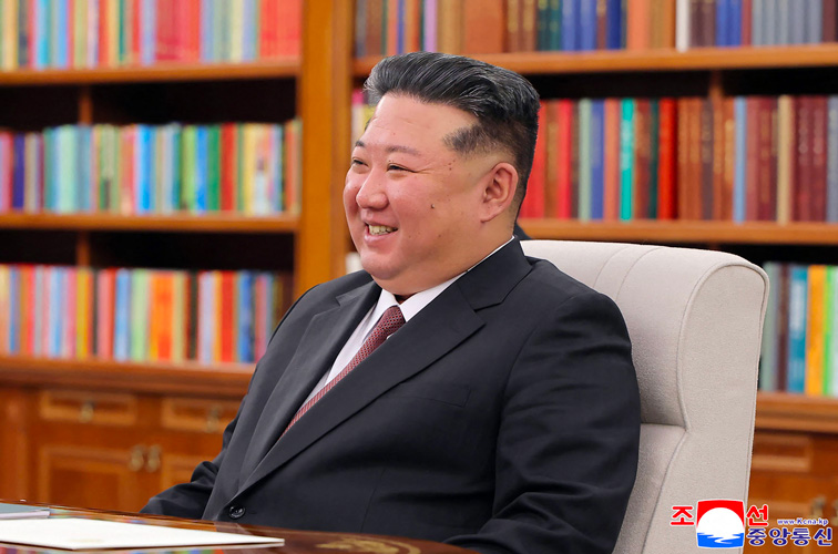 Crédit STR / KCNA VIA KNS / AFP