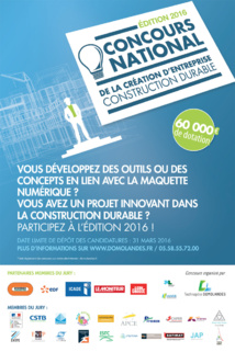 Concours national de la création d'entreprise construction durable Concours national de la création d'entreprise construction durable