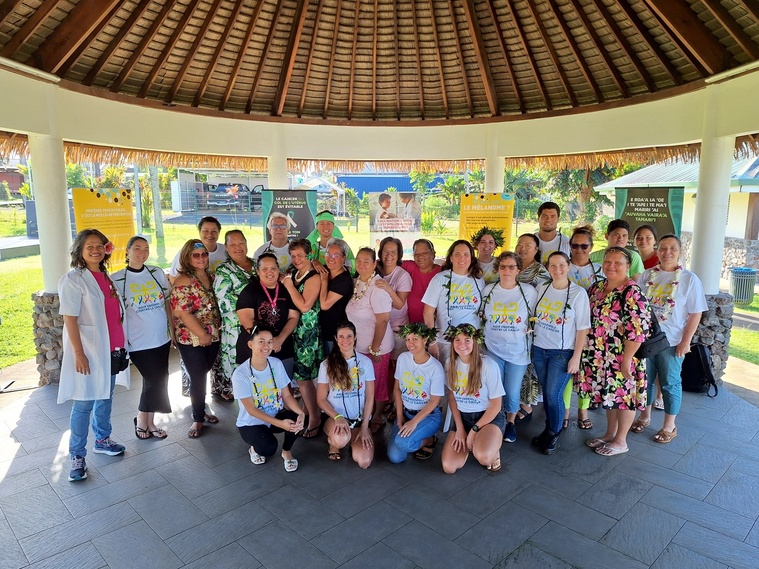 L’équipe du “village vert” mobilisée ce jeudi à la Presqu’île (Crédit : Anne-Charlotte Lehartel). L’équipe du “village vert” mobilisée ce jeudi à la Presqu’île (Crédit : Anne-Charlotte Lehartel).