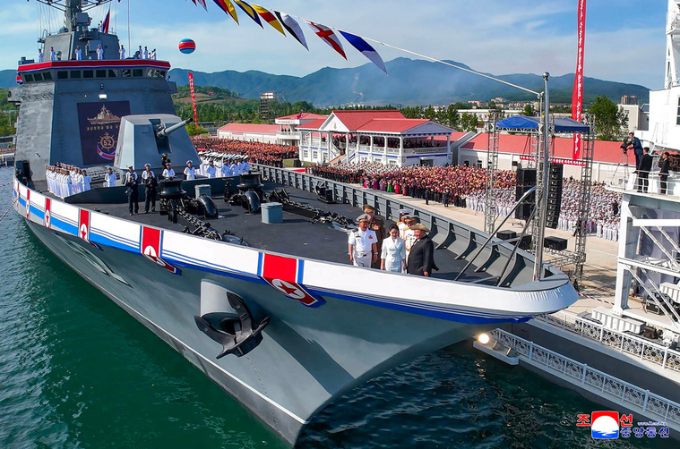 Crédit STR / KCNA VIA KNS / AFP Crédit STR / KCNA VIA KNS / AFP