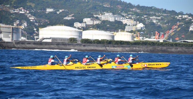 Shell Va’a, solide dauphin, a livré une bataille digne des plus grands. Shell Va’a, solide dauphin, a livré une bataille digne des plus grands.
