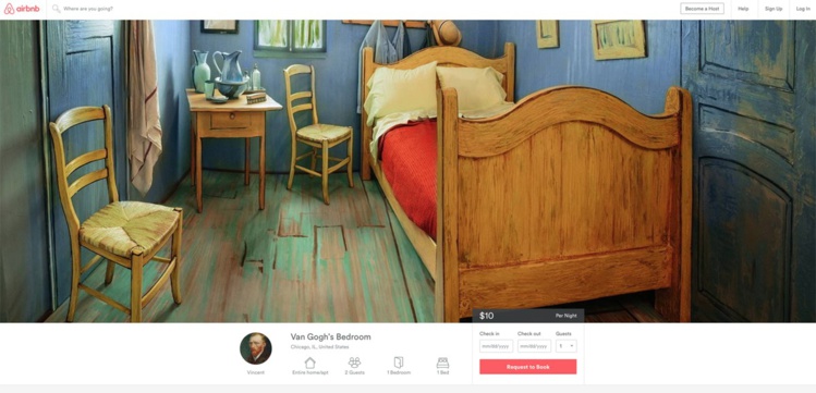 USA: dormir dans "La chambre de Van Gogh" pour dix dollars la nuit USA: dormir dans "La chambre de Van Gogh" pour dix dollars la nuit