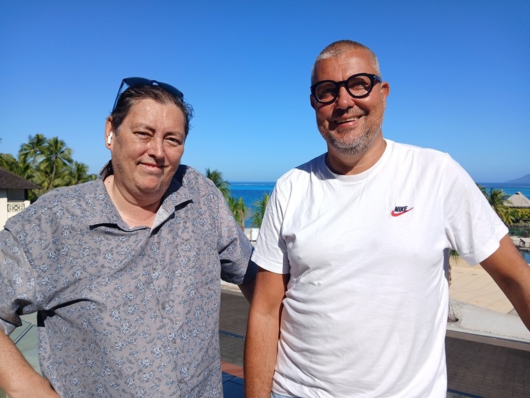 Toanui Llaona et Gianluca Bin Toanui Llaona et Gianluca Bin