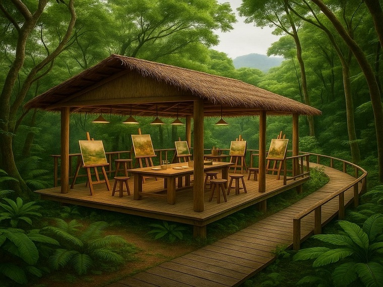 Ce à quoi pourrait ressembler l'espace artistique Ce à quoi pourrait ressembler l'espace artistique