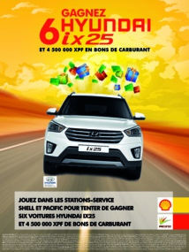 Jeu Shell: 75 gagnants remportent un bon de 5000 Fcpf de carburant au tirage N°1