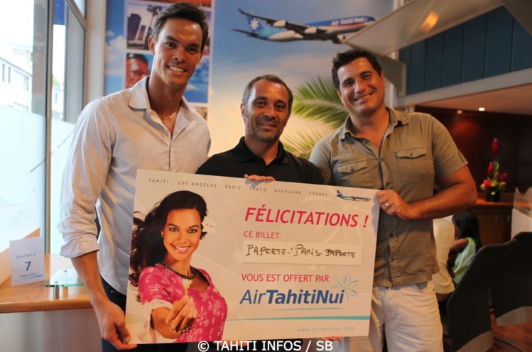 Stéphane Debaere, Xavier Legoff et Torea Colas Stéphane Debaere, Xavier Legoff et Torea Colas