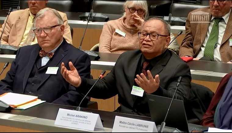 De nombreuses associations de victimes des essais nucléaires, d'anciens travailleurs et de vétérans ont été auditionnées pour la rédaction de ce rapport. Crédit photo : Assemblée Nationale. De nombreuses associations de victimes des essais nucléaires, d'anciens travailleurs et de vétérans ont été auditionnées pour la rédaction de ce rapport. Crédit photo : Assemblée Nationale.