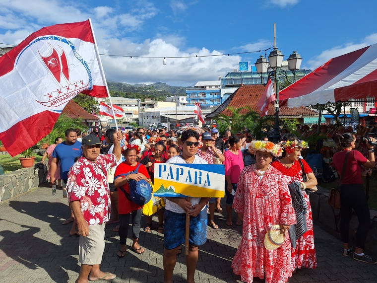 Les autonomistes en fête à Papeete Les autonomistes en fête à Papeete