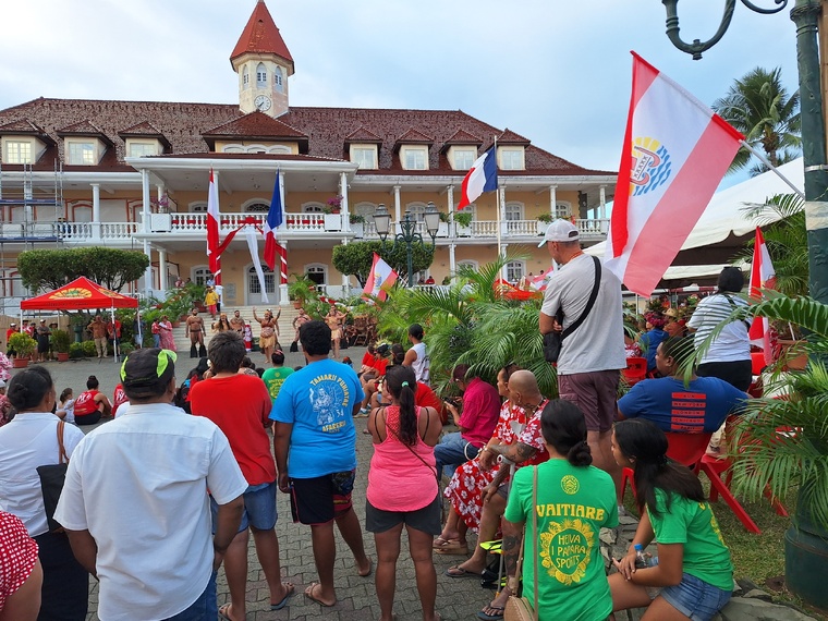 Les autonomistes en fête à Papeete Les autonomistes en fête à Papeete