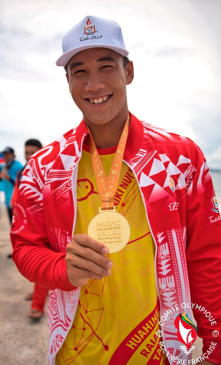 Temoana Taputu décroche la première médaille d’or pour la Polynésie. Temoana Taputu décroche la première médaille d’or pour la Polynésie.