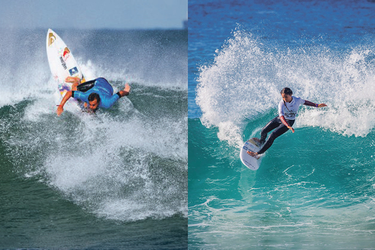 Kauli Vaast et Kiara Goold en route pour le deuxième tour de la Ballito Pro. Kauli Vaast et Kiara Goold en route pour le deuxième tour de la Ballito Pro.